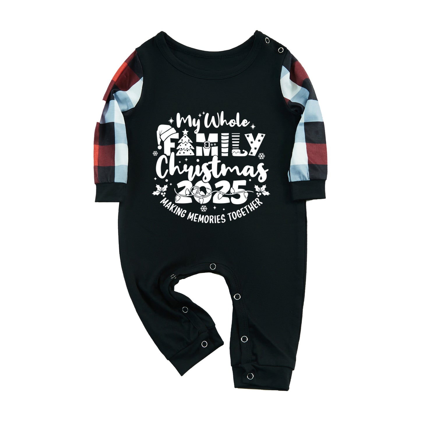 FunoSoul Christmas Pajamas for Family Christmas Pjs Family Pjs Matching Sets With Pocket