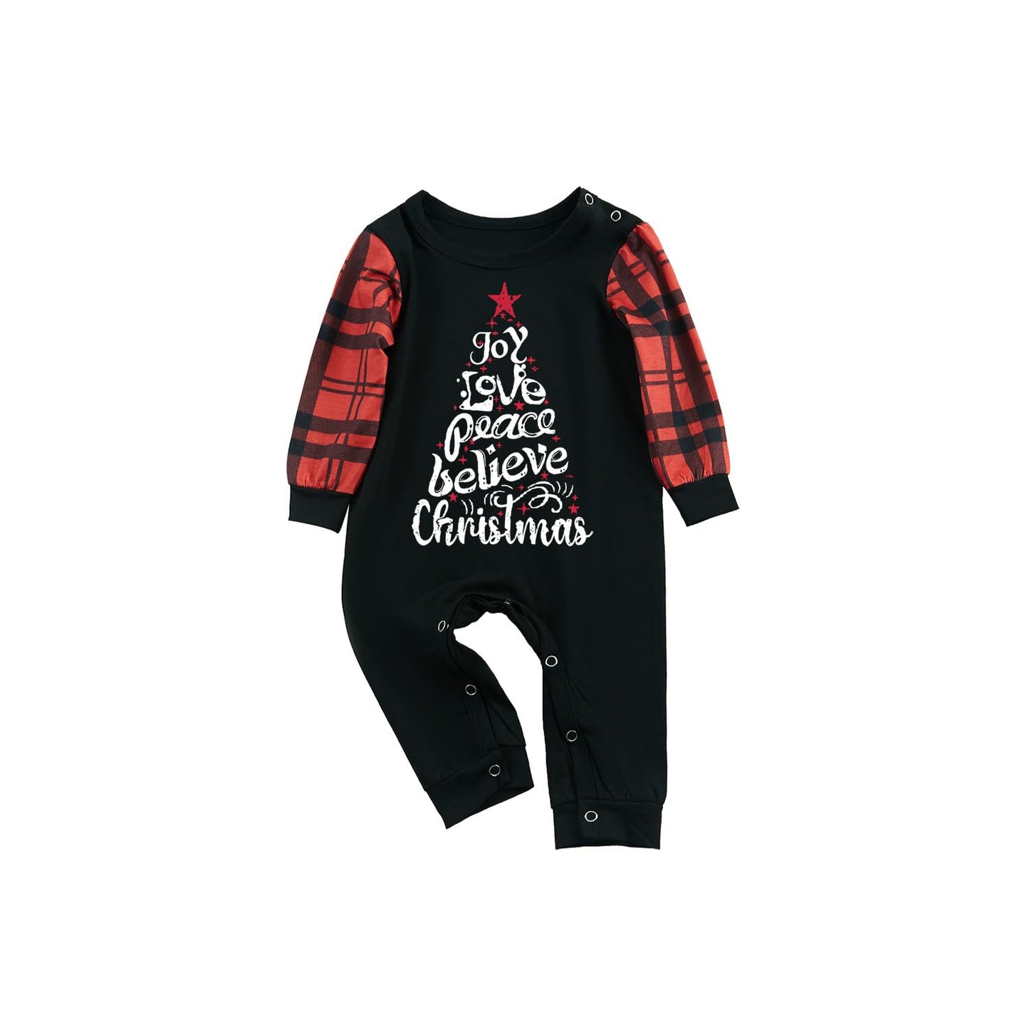 FunoSoul Christmas Pajamas for Family Christmas Pjs Family Pjs Matching Sets With Pocket