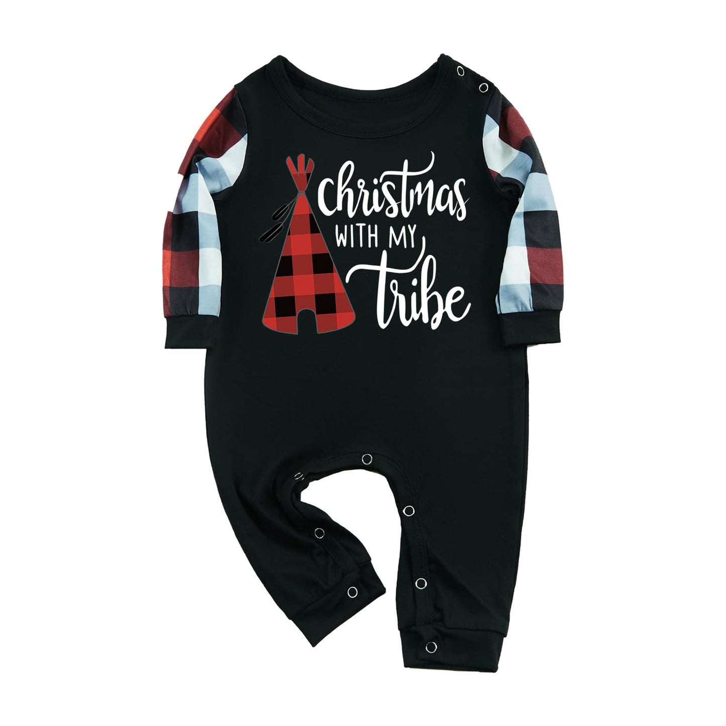 FunoSoul Christmas Pajamas for Family Christmas Pjs Family Pjs Matching Sets With Pocket