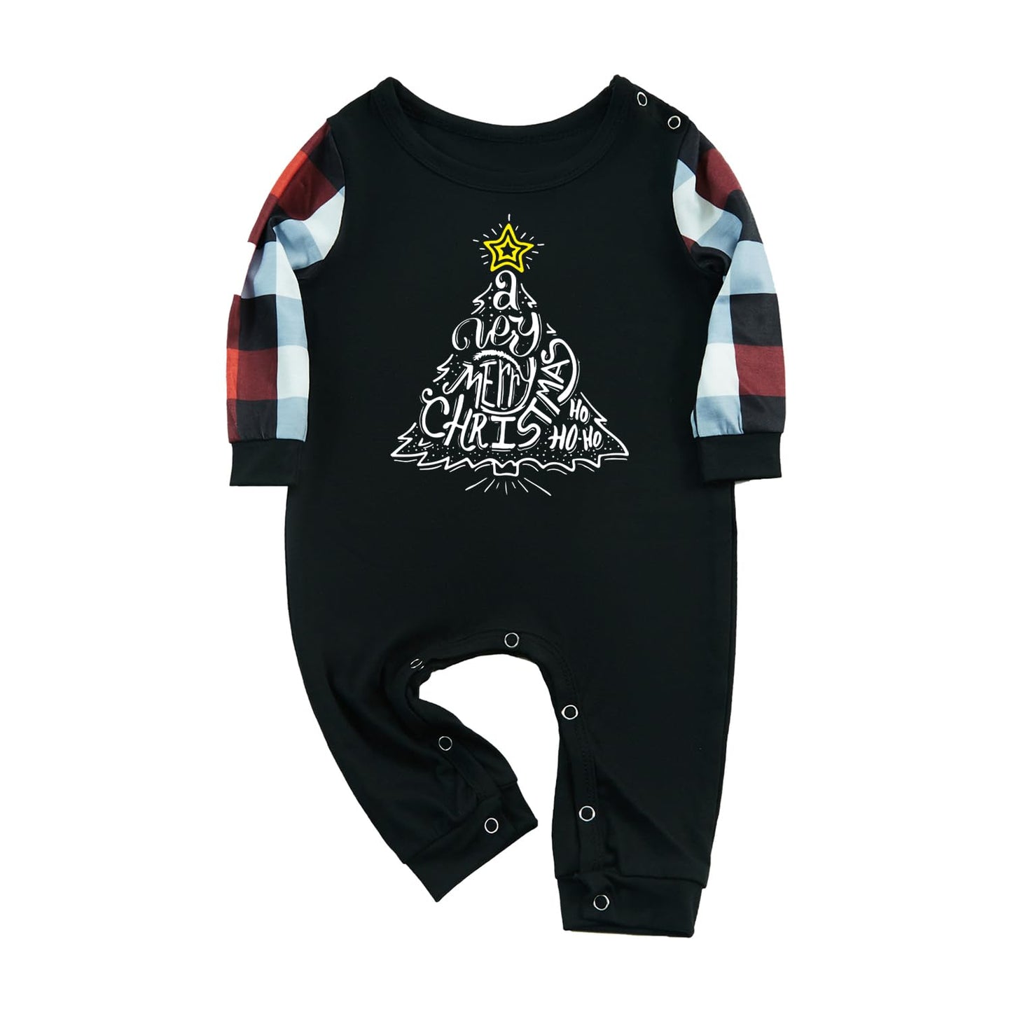 FunoSoul Christmas Pajamas for Family Christmas Pjs Family Pjs Matching Sets With Pocket