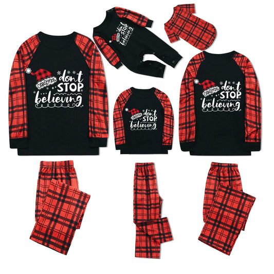 FunoSoul Christmas Pajamas for Family Christmas Pjs Family Pjs Matching Sets With Pocket