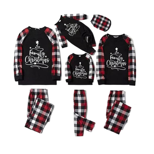 FunoSoul Christmas Pajamas for Family Christmas Pjs Family Pjs Matching Sets With Pocket
