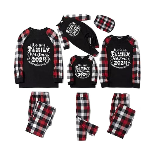 FunoSoul Christmas Pajamas for Family Christmas Pjs Family Pjs Matching Sets With Pocket