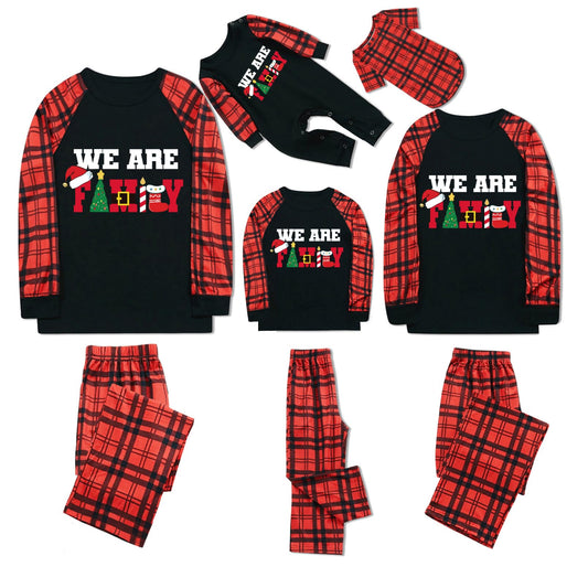 FunoSoul Christmas Pajamas for Family Christmas Pjs Family Pjs Matching Sets With Pocket