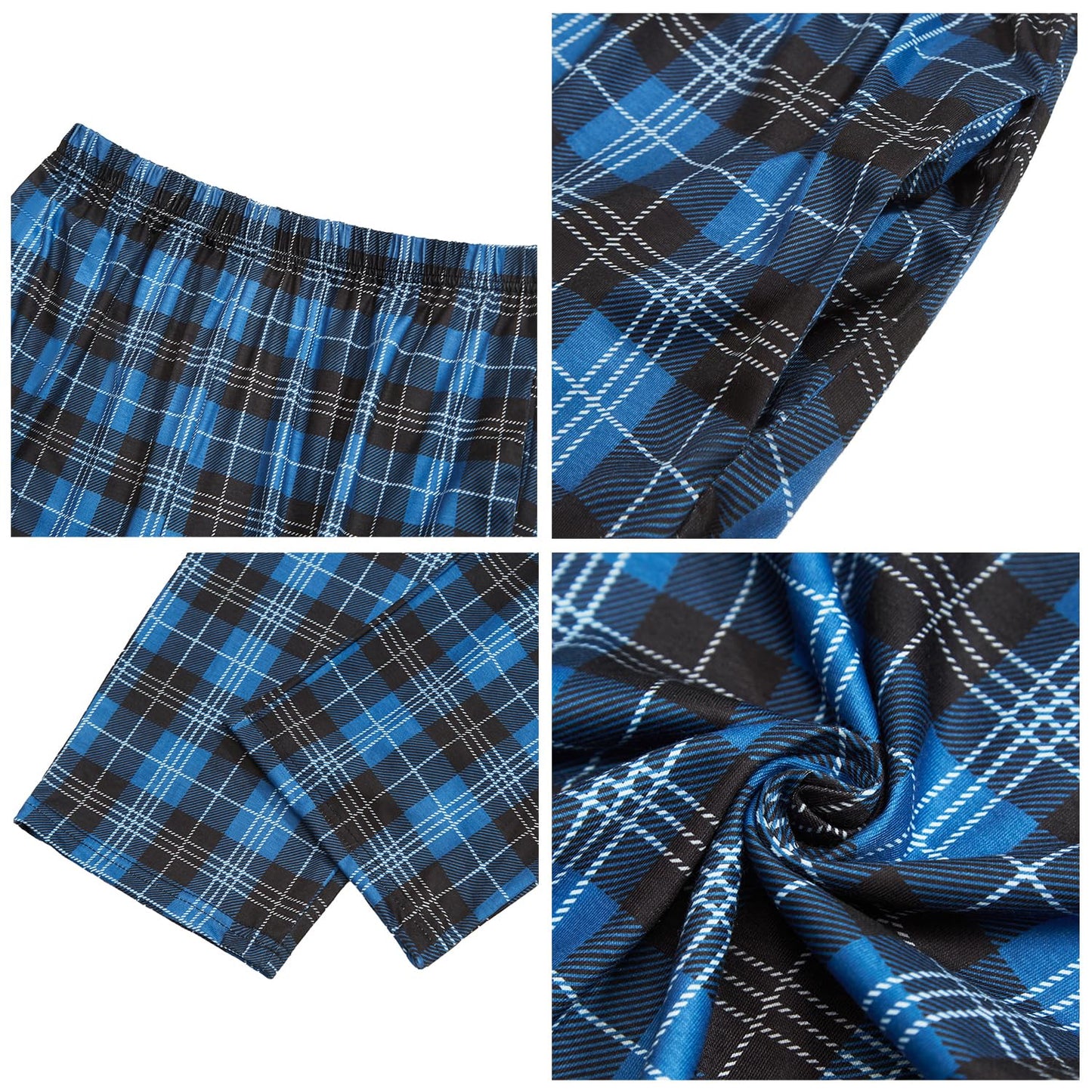 Funosoul Hanukkah Pajamas for Family Hanukkah Family Pjs Matching Sets With Pocket