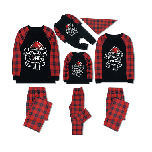 FunoSoul Christmas Pajamas for Family Christmas Pjs Family Pjs Matching Sets With Pocket
