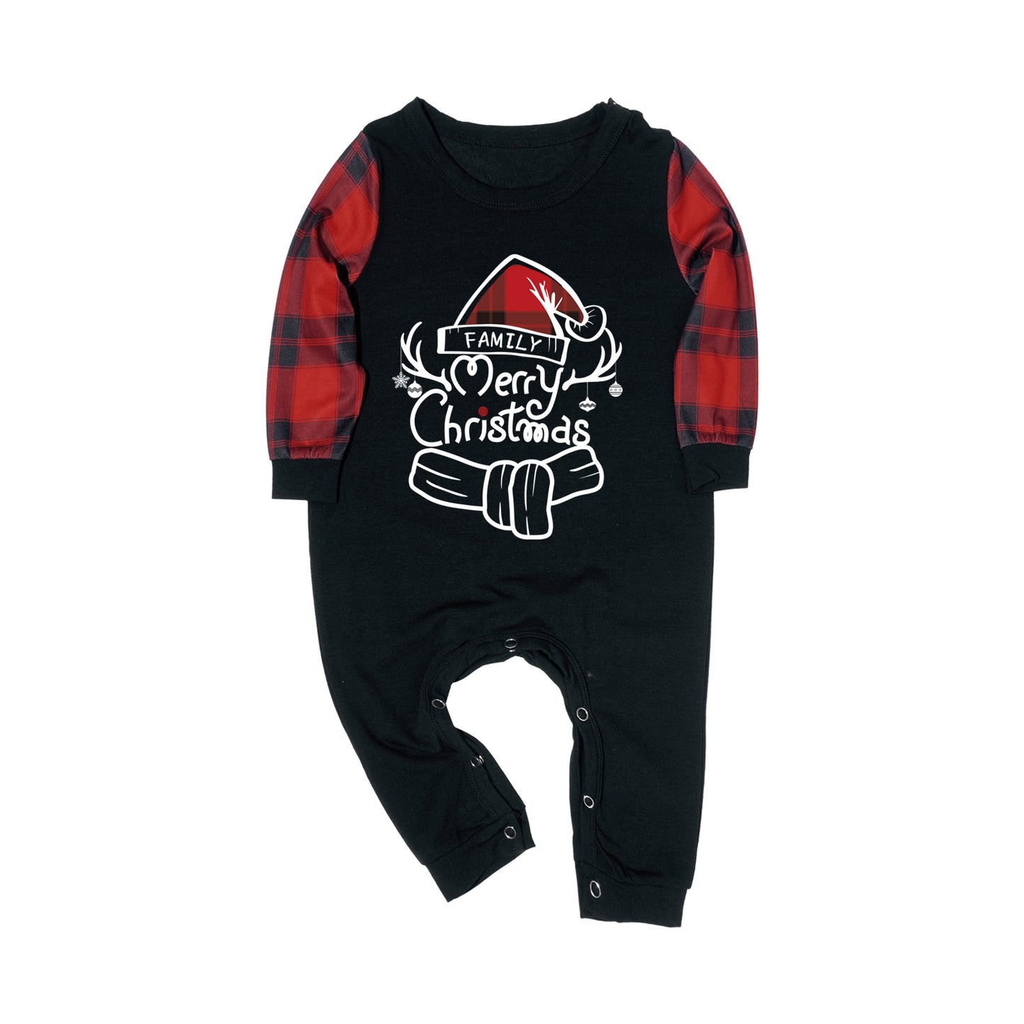 FunoSoul Christmas Pajamas for Family Christmas Pjs Family Pjs Matching Sets With Pocket