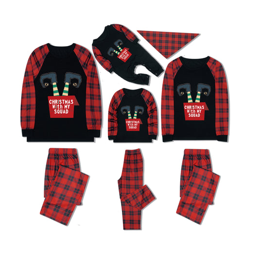 FunoSoul Christmas Pajamas for Family Christmas Pjs Family Pjs Matching Sets With Pocket