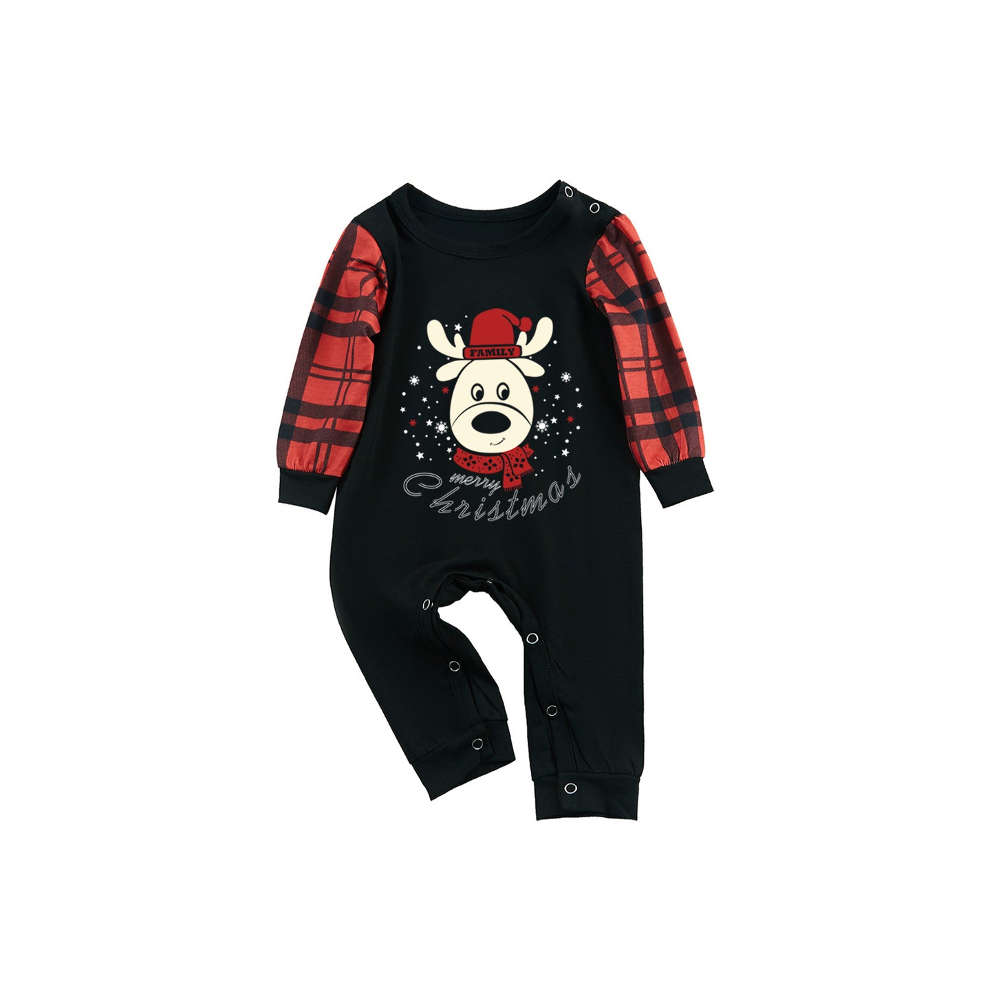 FunoSoul Christmas Pajamas for Family Christmas Pjs Family Pjs Matching Sets With Pocket