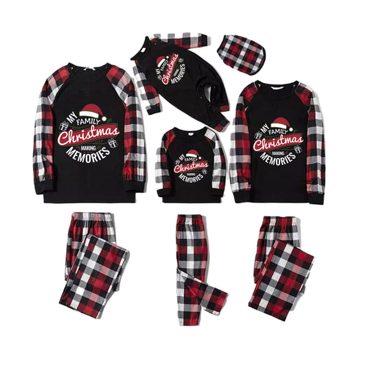 FunoSoul Christmas Pajamas for Family Christmas Pjs Family Pjs Matching Sets With Pocket