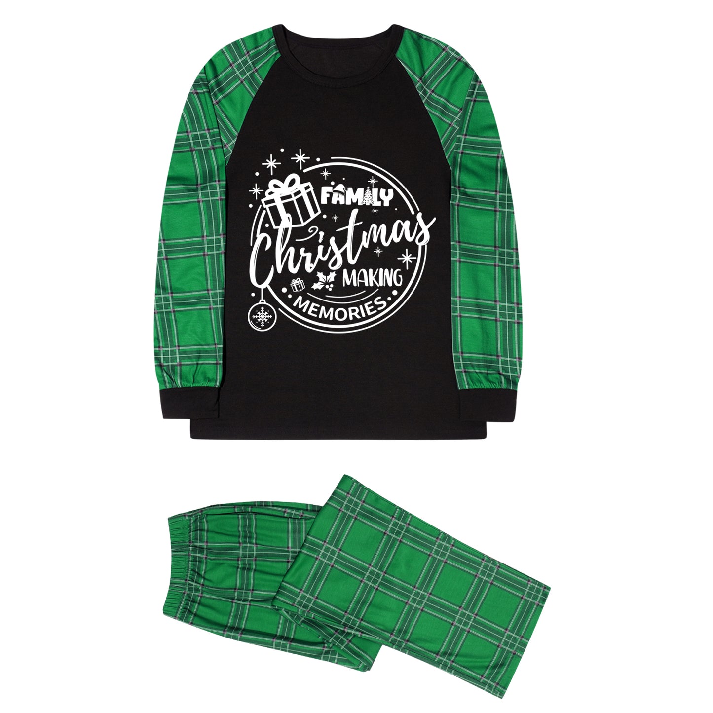 FunoSoul Christmas Pajamas for Family Christmas Pjs Family Pjs Matching Sets With Pocket