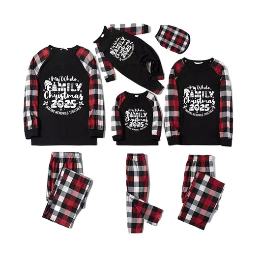 FunoSoul Christmas Pajamas for Family Christmas Pjs Family Pjs Matching Sets With Pocket