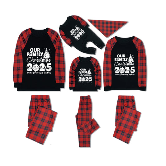 FunoSoul Christmas Pajamas for Family Christmas Pjs Family Pjs Matching Sets With Pocket