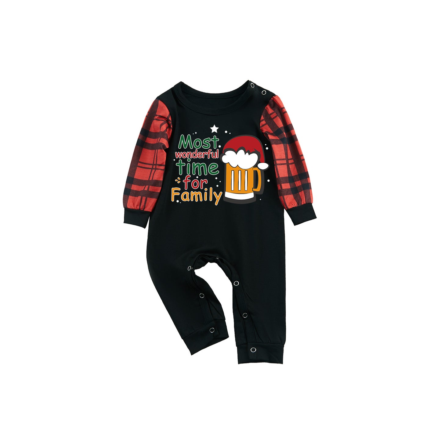 FunoSoul Christmas Pajamas for Family Christmas Pjs Family Pjs Matching Sets With Pocket